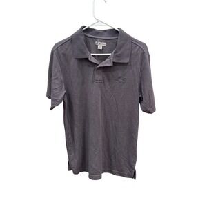 Disney Cruise Line Mens Polo Shirt Small Gray Short Sleeve Embroidered Logo S